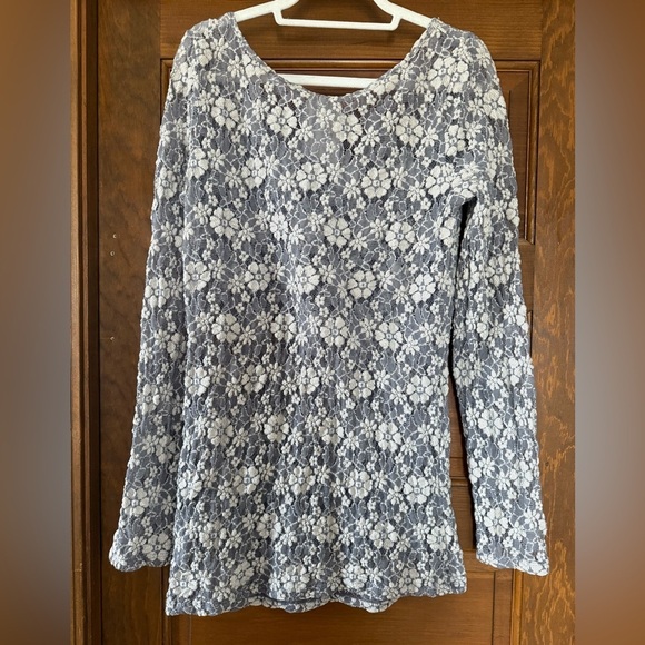 ANTHROPOLOGIE Paper Crane Lace Tunic/Mini Dress - Picture 3 of 3